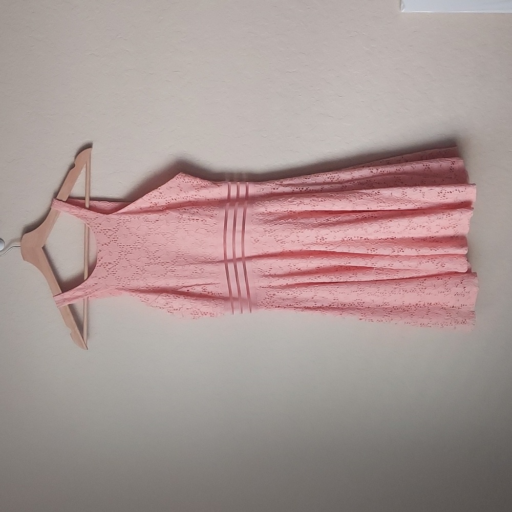 Pink Lace Dress